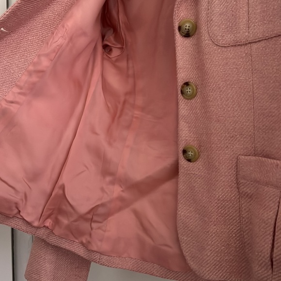 Lauren Pink Herringbone Blazer - Picture 4 of 4